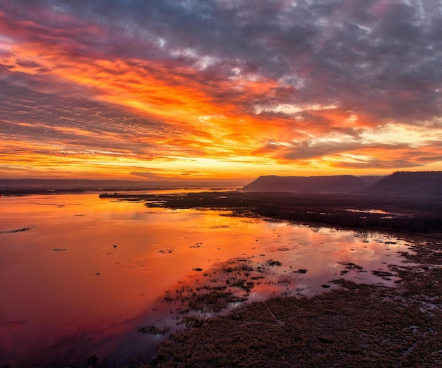 Sonnenaufgangslandschaft