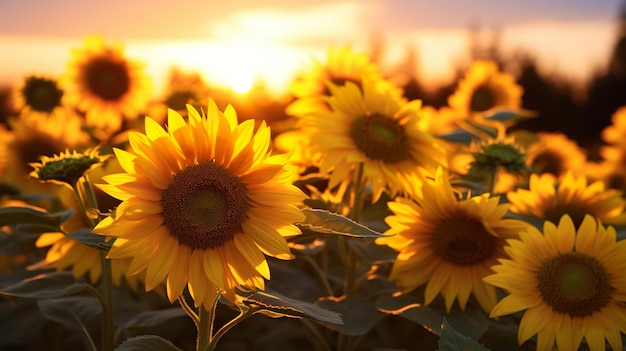 Sonnenblumen-Foto-Zoom in der Nähe