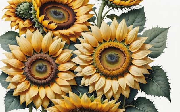 Foto sonnenblumen-herbstblumendesign