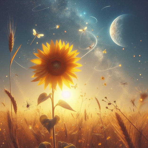 Sonnenblumen realistisches Foto
