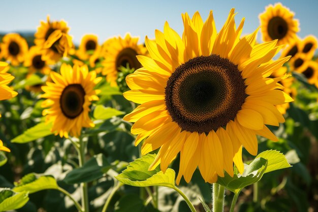 Foto sonnenblumen