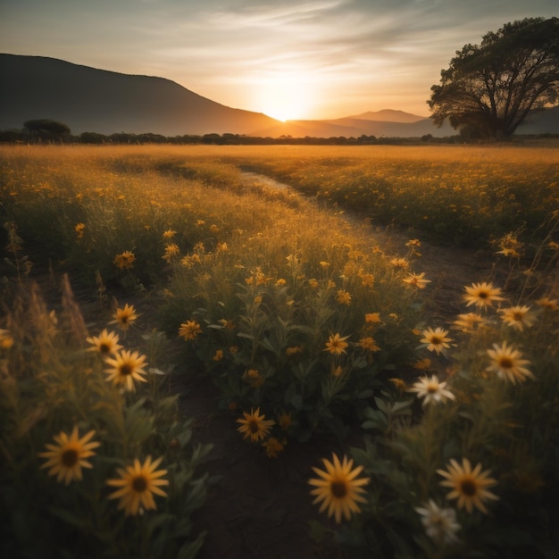 Sonnenblumenlandschaft