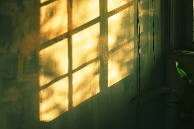 Sonnenlicht durch das Fenster am Morgen Vintage Farbton