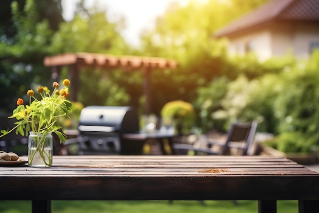 Sonnenschein im Garten Oase Sommer Serenität