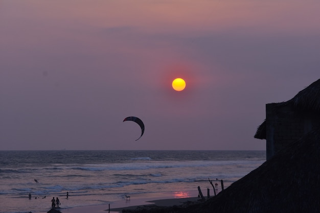 Sonnenuntergänge auf See