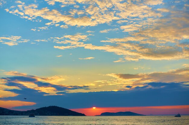 Sonnenuntergang am Bosporus