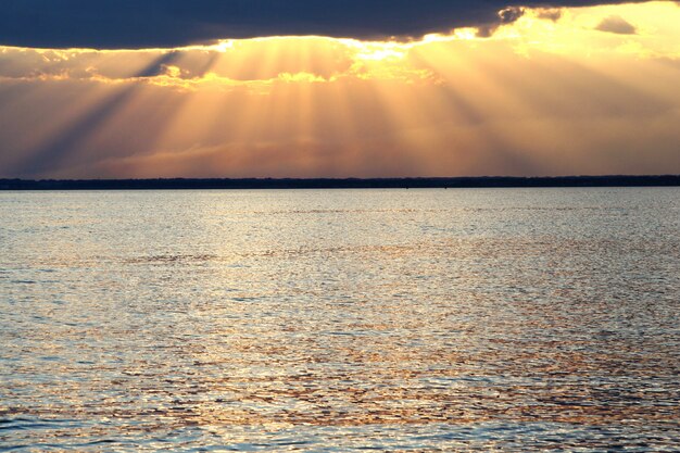 Sonnenuntergang am meer