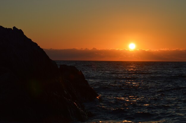 Sonnenuntergang am Meer