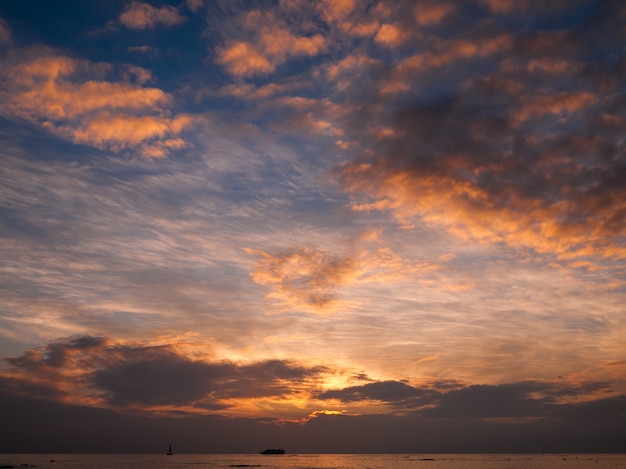 Sonnenuntergang am Meer