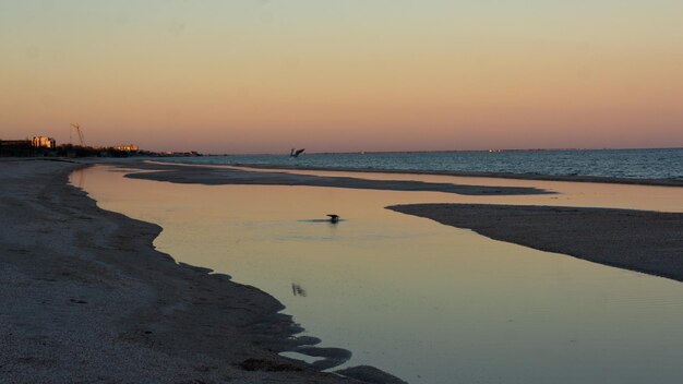 Sonnenuntergang am Meer