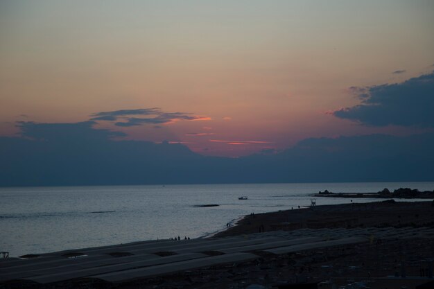 Sonnenuntergang am Mittelmeer