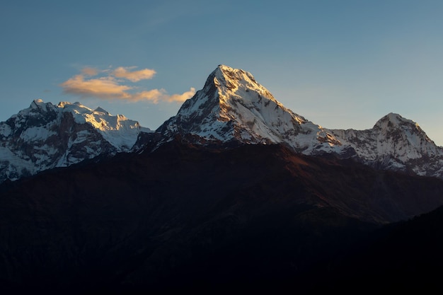 Sonnenuntergang am Morgenberg