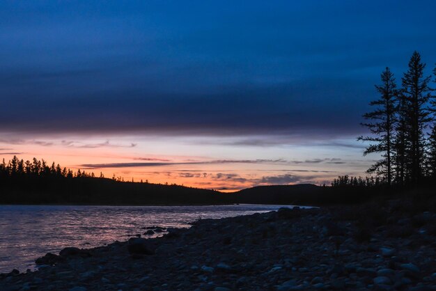 Sonnenuntergang am North River