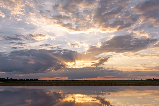 Sonnenuntergang am See