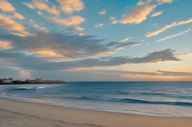 Sonnenuntergang am Strand