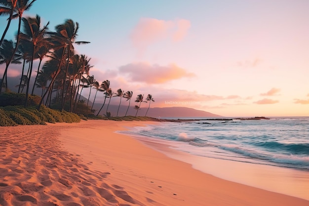 Sonnenuntergang am Strand