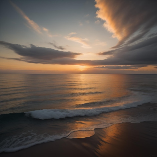 Sonnenuntergang am Strand