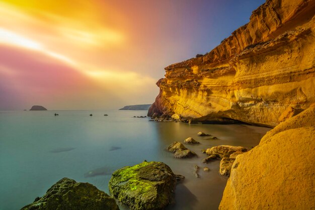 Sonnenuntergang am Strand