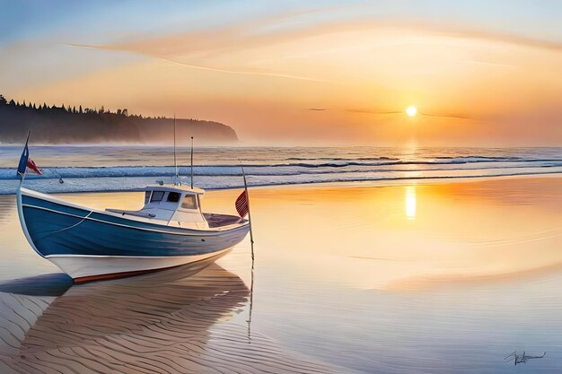 Sonnenuntergang am Strand