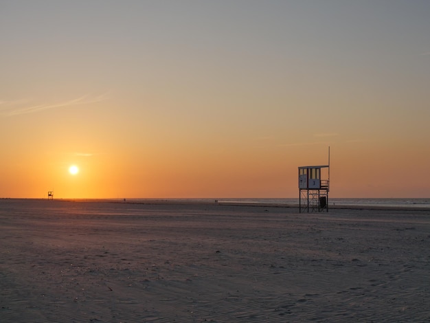 Sonnenuntergang auf der Insel Just