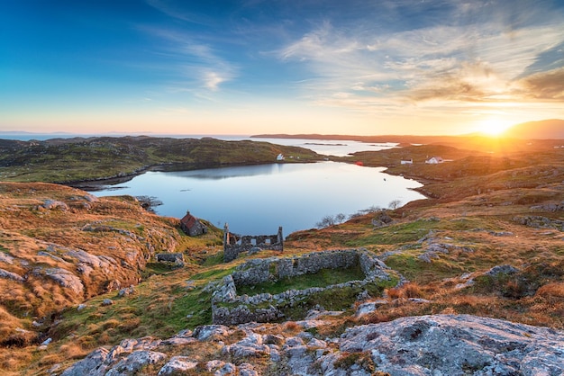 Sonnenuntergang auf der Isle of Harris