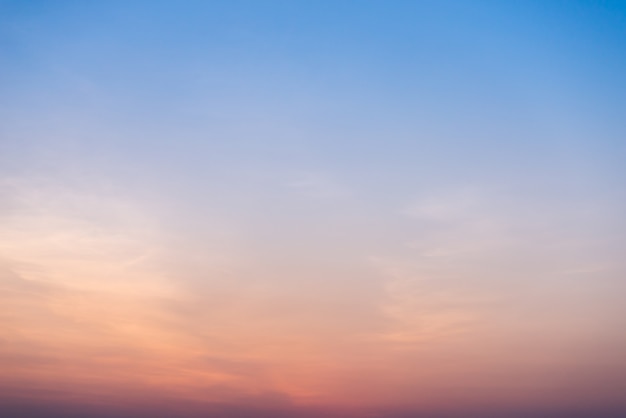 Sonnenuntergang Himmel am Strand