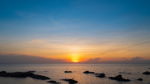 Sonnenuntergang Himmel Hintergrund