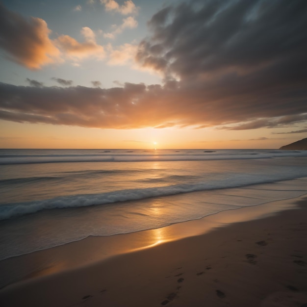 Sonnenuntergang im Meer