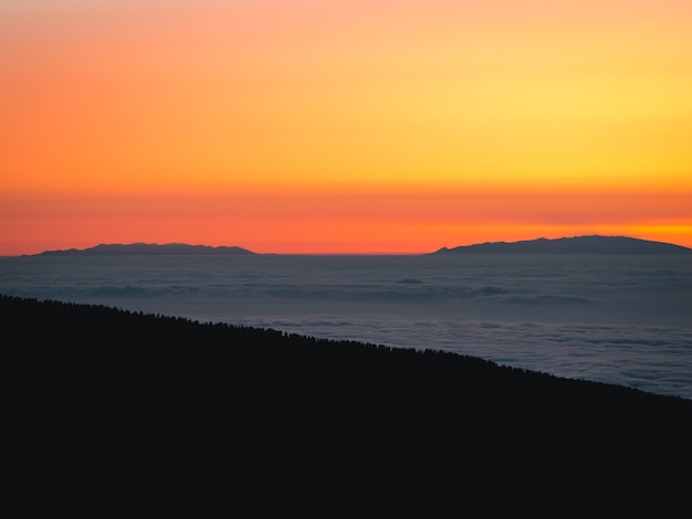 Sonnenuntergang im Teide-Nationalpark