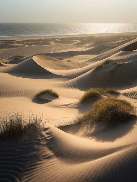 Sonnenuntergang in den Dünen, persönlich