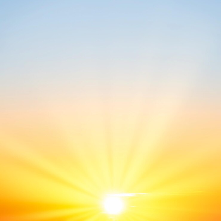 Sonnenuntergang mit Sonnenuntergangswolken