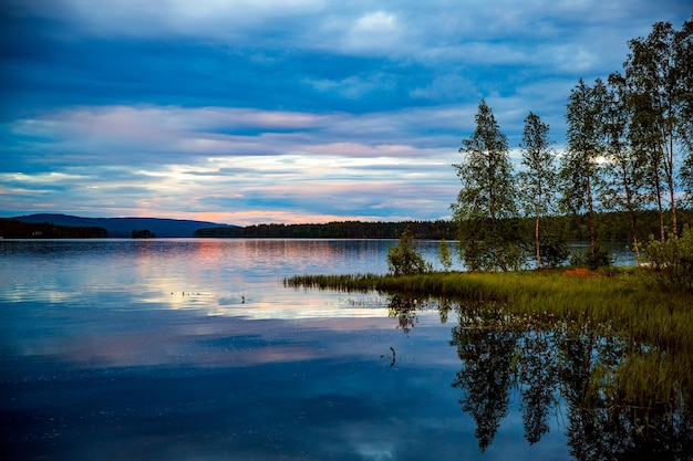 Sonnenuntergang Schöne Natur Norwegen Naturlandschaft.