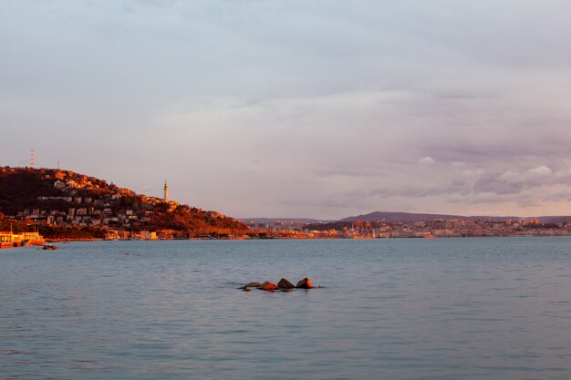 Foto sonnenuntergang, triest