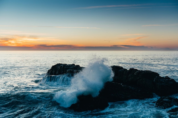 Sonnenuntergang über dem Atlantik