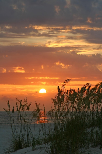 Sonnenuntergang über dem Meer