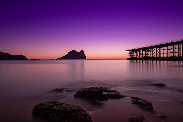 Sonnenuntergang über dem Meer