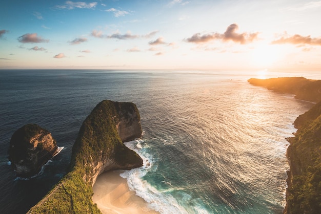 Sonnenuntergang über dem Meer