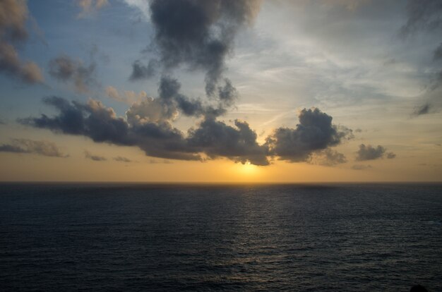 Sonnenuntergang Wolken