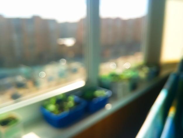 Sonniger Tag Balkon Bokeh Hintergrund hd