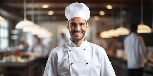 La sonrisa de un chef captura el talento culinario