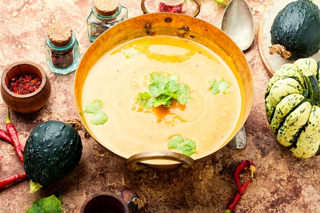 Sopa de calabaza de otoño