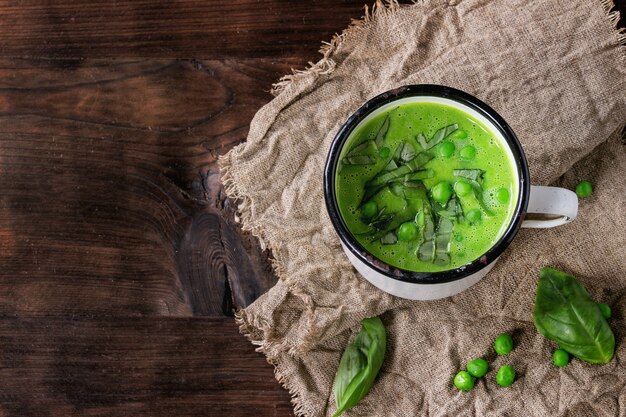 Sopa Crema De Guisantes