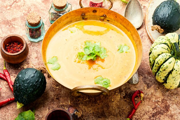 Sopa de abóbora de outono