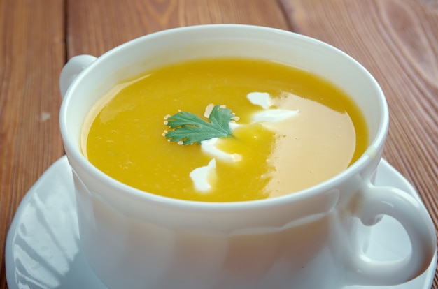 Sopa de calabaza - Sopa de abóbora