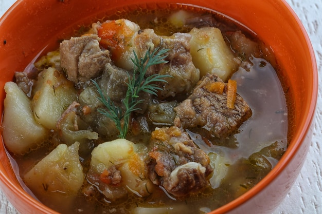 Sopa de carne