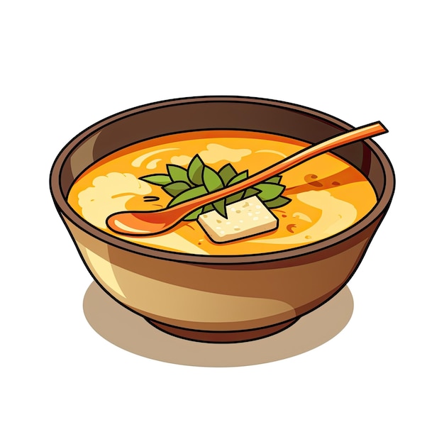 Foto sopa de miso do japão