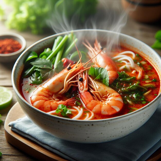 Foto sopa de tom yum