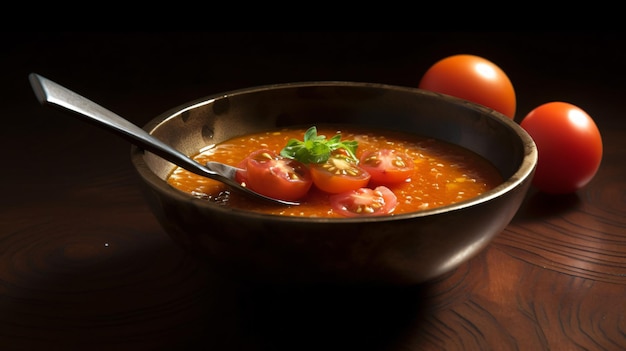 sopa de tomate