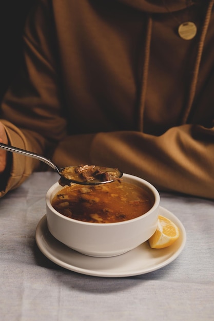 Sopa deliciosa Tigela de Sopa de Legumes