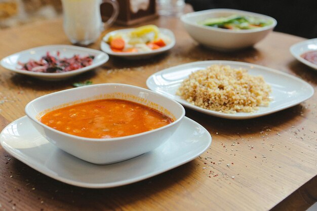 Sopa deliciosa Tigela de Sopa de Legumes